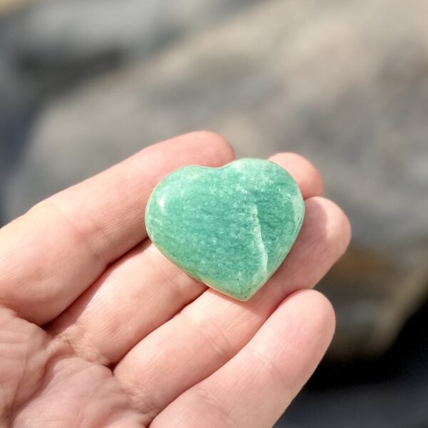 amazonite coeur belle de lune