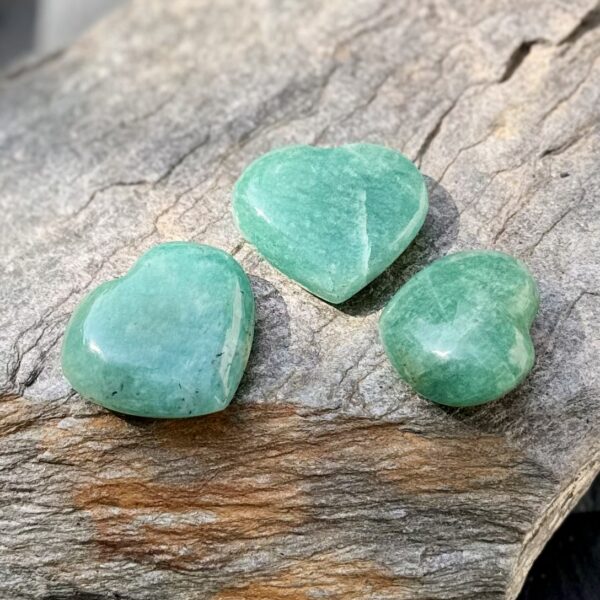 amazonite coeur belle de lune