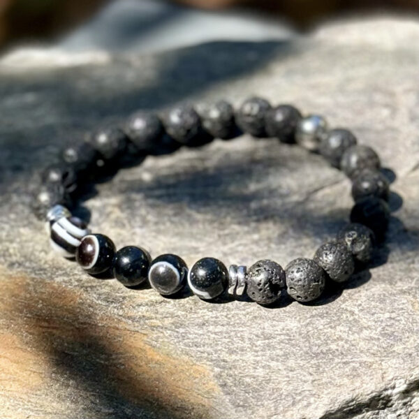 bracelet homme agate belle de lune