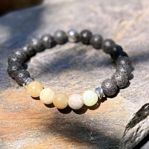 bracelet homme amazonite belle de lune