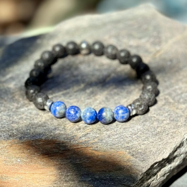 bracelet homme lapis lazuli belle de lune