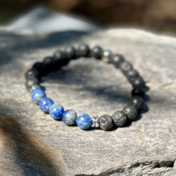 bracelet homme lapis lazuli belle de lune