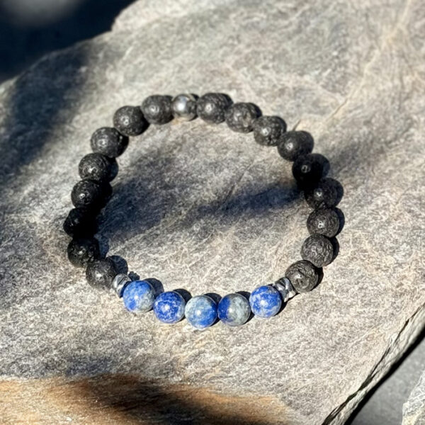 bracelet homme lapis lazuli belle de lune