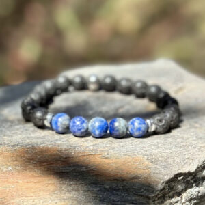 bracelet homme lapis lazuli belle de lune