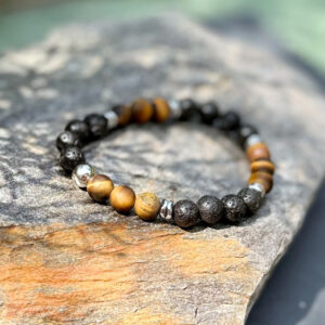 bracelet homme oeil tigre belle lune