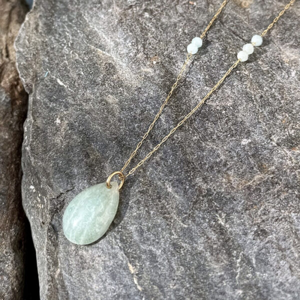 collier amazonite femme belle de lune