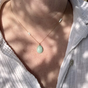 collier amazonite femme belle de lune