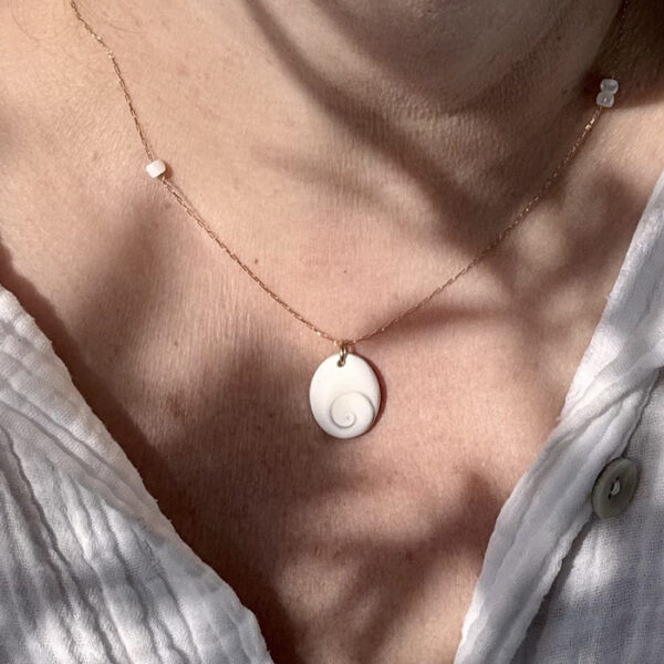 collier oeil shiva femme belle de lune