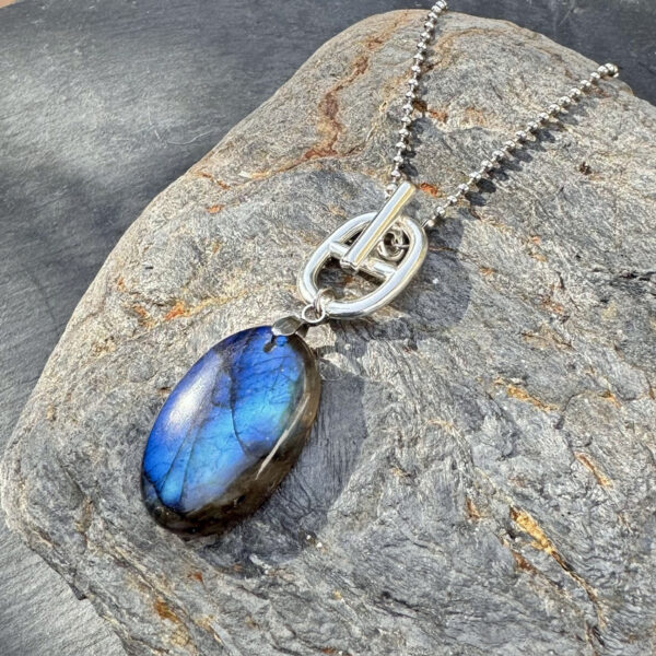 collier labradorite femme belle de lune