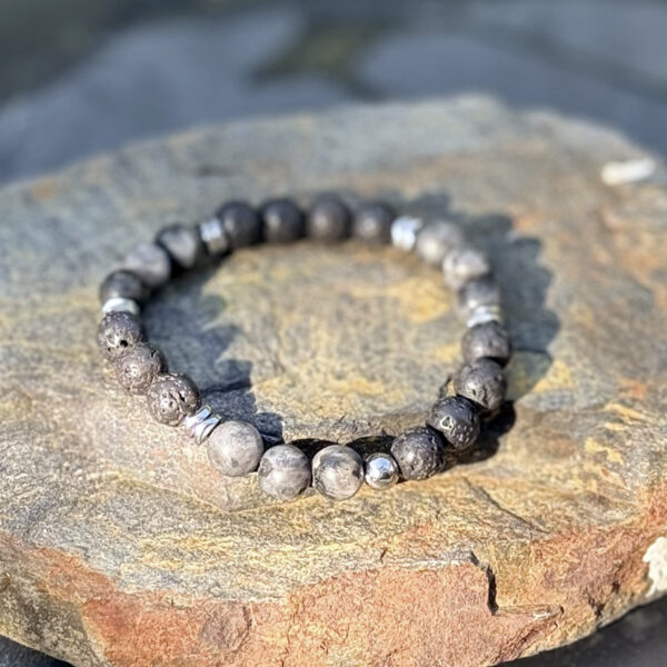 bracelet homme pierre naturelle labradorite belle de lune