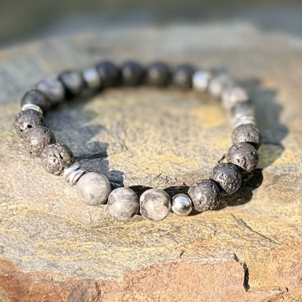 bracelet homme pierre naturelle labradorite belle de lune