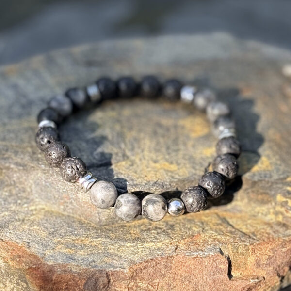 bracelet homme pierre naturelle labradorite belle de lune