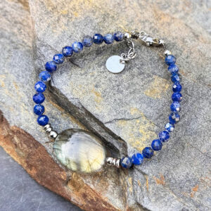 bracelet labradorite femme belle de lune