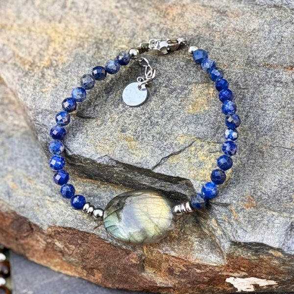 bracelet labradorite femme belle de lune