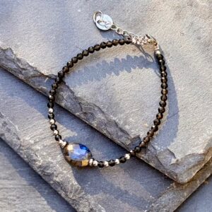 bracelet labradorite femme belle de lune