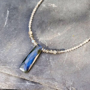 collier labradorite Belle de lune